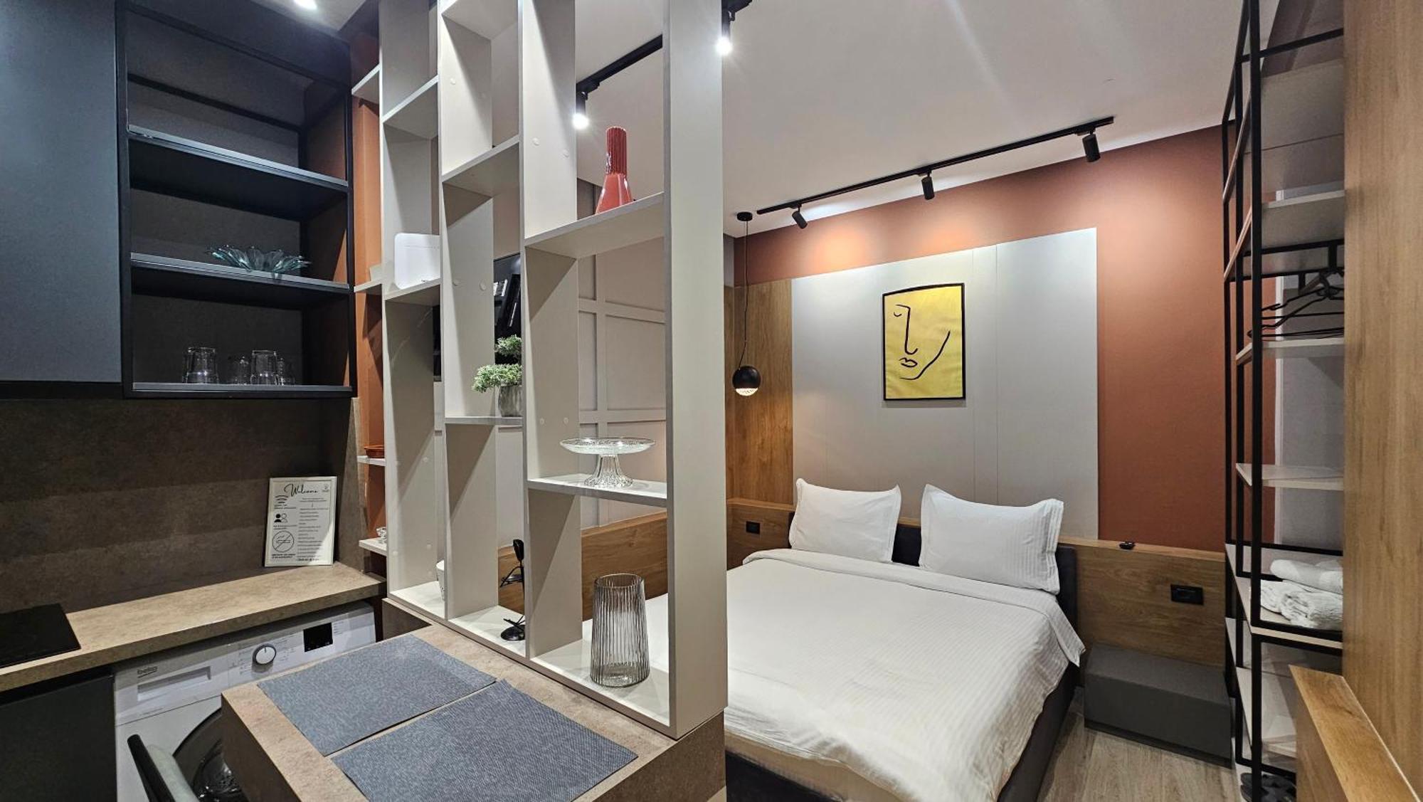 Tam Serviced Studio Apartments Next To Blloku Tirana Kültér fotó